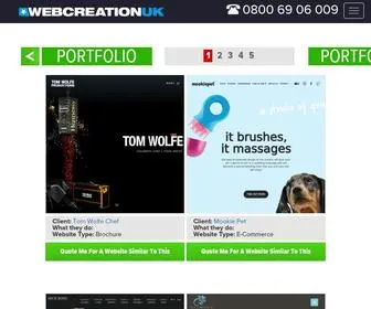 Webcreationuk.co.uk(UK Digital Marketing Services & Web Design) Screenshot