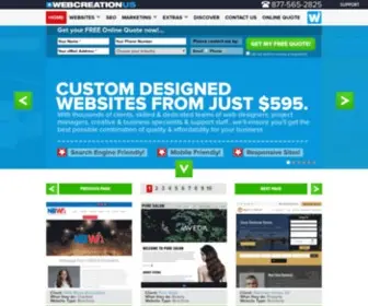 Webcreationus.com(Phoenix Web Design) Screenshot