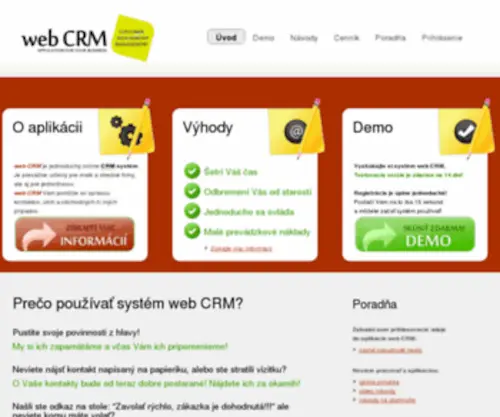 Webcrm.sk(Webcrm) Screenshot