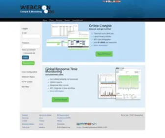 Webcron.org(Webcron Server website Monitoring & Online Cronjob) Screenshot