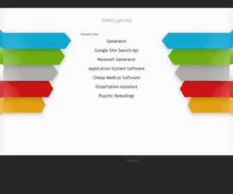 Webcrypt.org(Webcrypt) Screenshot