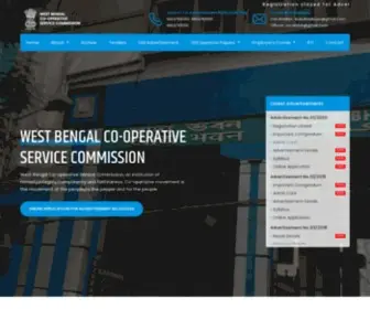 Webcsc.org(West bengal Co) Screenshot