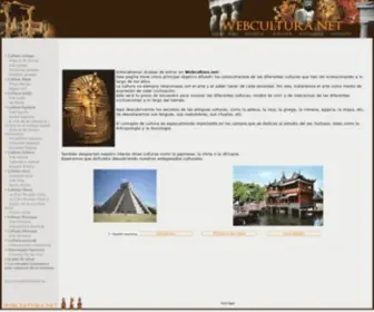 Webcultura.net(La web de las culturas) Screenshot