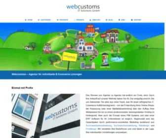 Webcustoms.de(Agentur für E) Screenshot