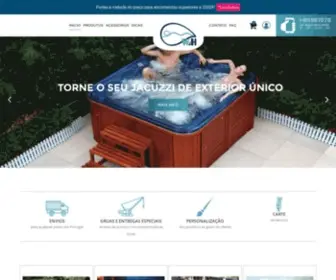 Webdahidromassagem.com(Jacuzzis exterior) Screenshot