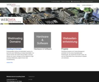 Webdata.de(Webdata Internet Consulting GmbH) Screenshot