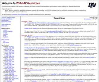 Webdav.org(WebDAV Resources) Screenshot