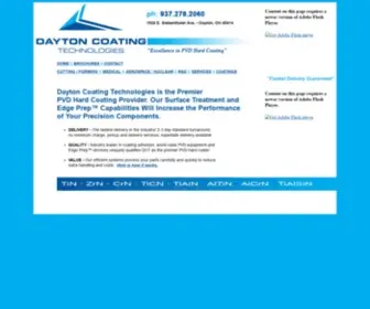 Webdct.com(Dayton Coating Technologies) Screenshot