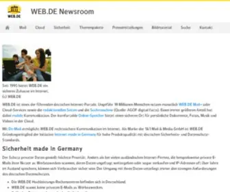 Webde.de(Das sichere deutsche Internet) Screenshot