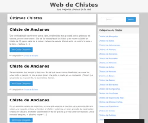 Webdechistes.com(Chistes de todo tipo) Screenshot