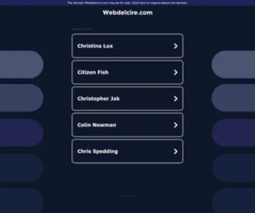 Webdelcire.com(webdelcire) Screenshot