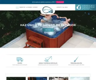 Webdelhidromasaje.com(Compra venta jacuzzis exterior) Screenshot