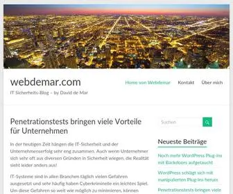 Webdemar.com(IT Sicherheits) Screenshot