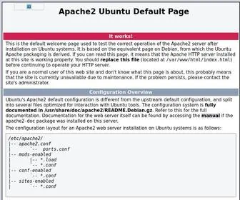 Webdental.cf(Apache2 Ubuntu Default Page) Screenshot