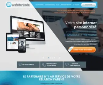 Webdentiste.fr(Le partenaire de votre relation patient) Screenshot