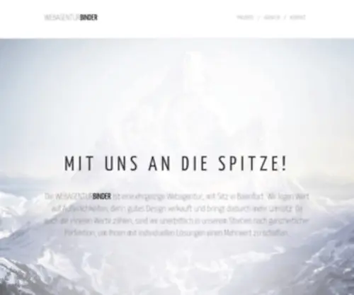 Webdesign-Binder.de(Webagentur Binder) Screenshot