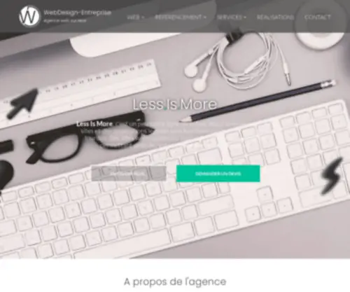 Webdesign-Entreprise.com(Agence web à Nice) Screenshot