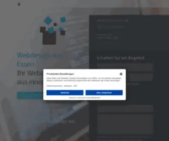 Webdesign-Essen.com(Webdesign aus Essen) Screenshot