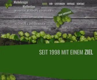 Webdesign-Hallertau.de(München) Screenshot