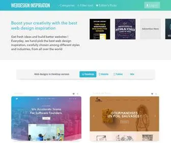 Webdesign-Inspiration.com(Web Design Inspiration) Screenshot