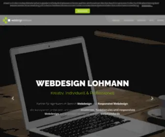 Webdesign-Lohmann.de(Responsive Webdesign und Audiobearbeitung) Screenshot