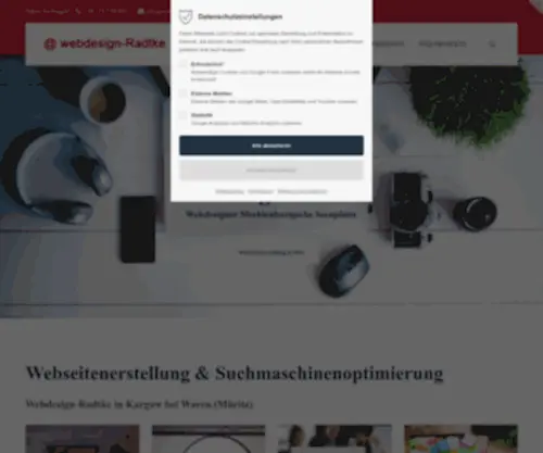 Webdesign-Radtke.de(Webdesign-Radtke Waren (Müritz) Webseitenerstellung & SEO) Screenshot
