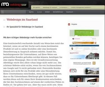 Webdesign-Saarland.de(Webdesign im Saarland) Screenshot