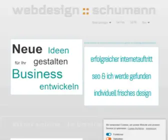 Webdesign-Schumann.de(Individuelle Website erstellen. Webdesign) Screenshot