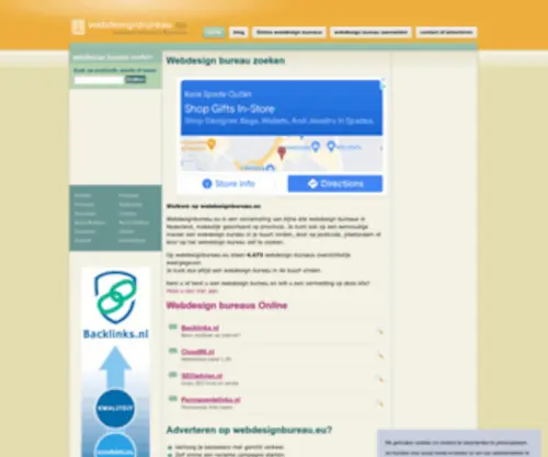 Webdesignbureau.eu(Webdesign bureau zoeken) Screenshot