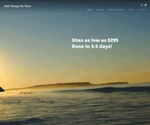 Webdesignbykline.com(Web Design at Web Design by Kline) Screenshot
