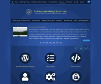 Webdesignbyronbay.com(Hubway WordPress Web Design Byron Bay) Screenshot