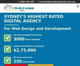 Webdesigncity.com.au(Web design city) Screenshot