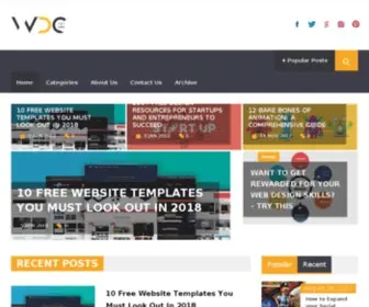 Webdesigncolumn.com(Web Design Blogs & Resources for Web Designers) Screenshot