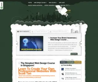 Webdesigncoursesingapore.com(The Simplest Web Design Course in Singapore by Scott Tan) Screenshot