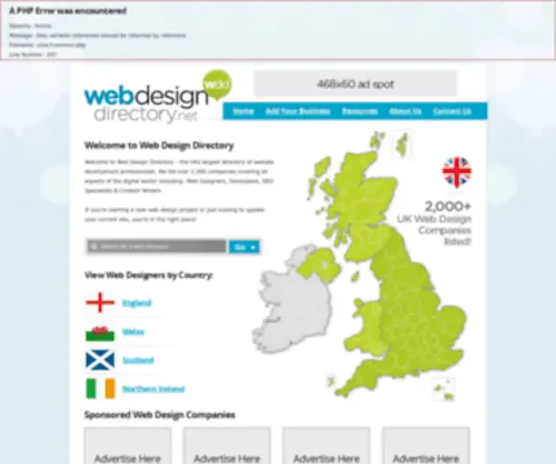Webdesigndirectory.net(Web Design Directory) Screenshot