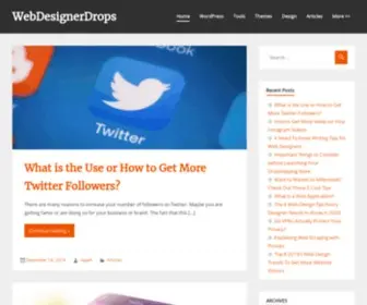 Webdesignerdrops.com(WordPress Themes and Design Inspiration) Screenshot