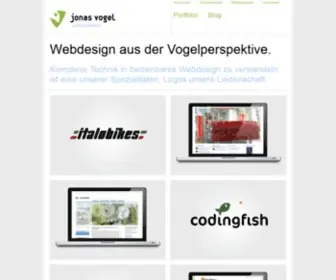Webdesignerei.com(Jonas Vogel Webdesignerei) Screenshot