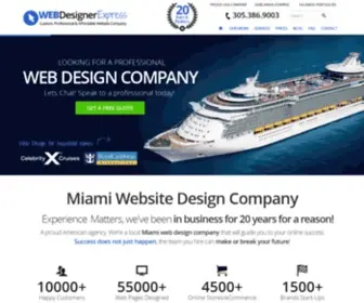 Webdesignerexpress.com(Miami Website Design Company) Screenshot