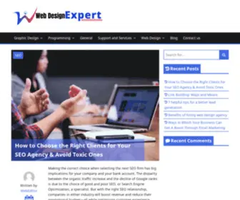 Webdesignexpert.us(Intuitive design) Screenshot