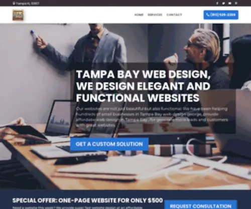 Webdesigngeorge.com(Web Design Services Tampa Bay) Screenshot