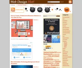 Webdesignhot.com(All Free Web Design Resources for Designer) Screenshot