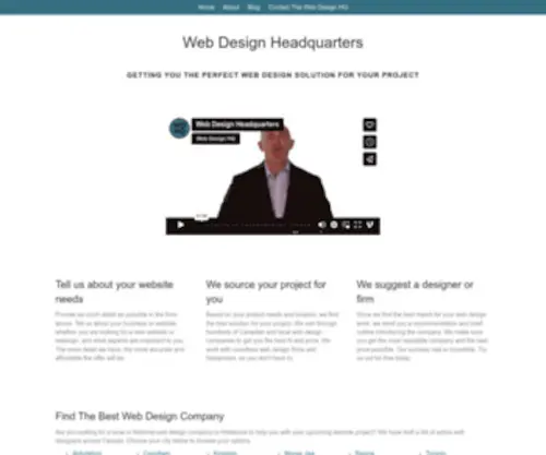 Webdesignhq.ca(Web Design Headquarters) Screenshot