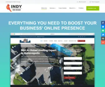 Webdesignindy.com(Indianapolis Web Design) Screenshot