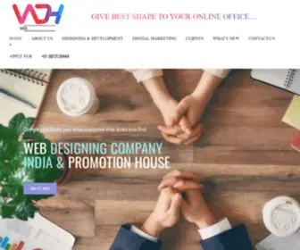 Webdesigninghouse.com(Web Designing House) Screenshot