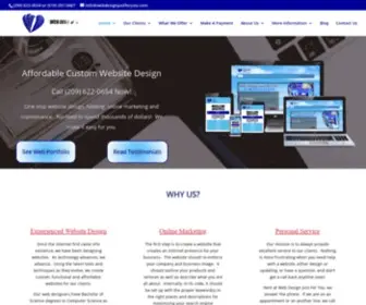Webdesignjustforyou.com(Affordable Custom Website Design) Screenshot