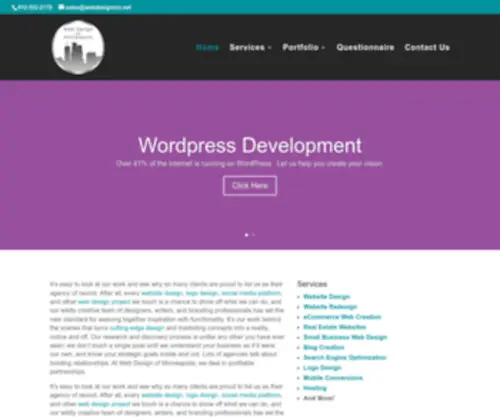 Webdesignmn.net(Webdesignmn) Screenshot