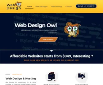 Webdesignowl.com.au(Web Design Melbourne) Screenshot