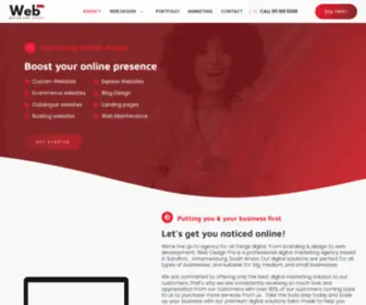 Webdesignpro.co.za(Web Design Pro) Screenshot