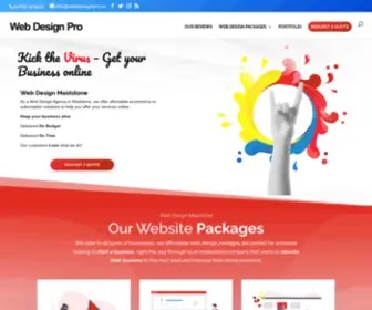 Webdesignpro.co(Web Design Maidstone) Screenshot