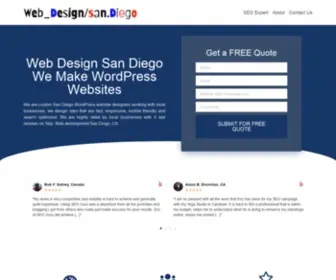 Webdesignsandiego.com(Web Design San Diego) Screenshot